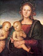 Pietro Perugino, Madonna with Child and the Infant St John